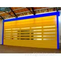 Wind Resistant Stacking PVC Fabric Door For Warehouse